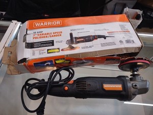 NEW Warrior 7in 10Amp motor 6 Variable Speed 600-3500 RPM Corded Polisher Sander