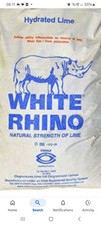 Genuine White Rhino Agri Hydrated Lime 25kg Low Dust TRACKED POSTAGE