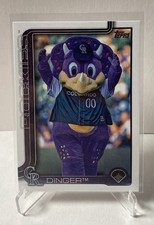 2025 Topps Series 1 Celebration #M-9 - DINGER Mascot Insert - Colorado Rockies