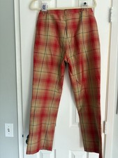 Vintage Escada Plaid Pants Size 36