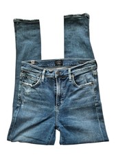 Citizens Of Humanity Rocket Size 4 Ankle Mid Rise Skinny Jeans 27 Blue Denim