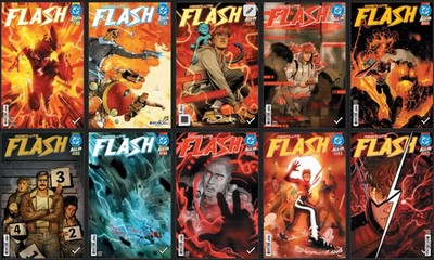 ABSOLUTE FLASH # 1 2 3 4 5 6 7 8 9 10 FULL COMPLETE SET High Grade 1st Print DC