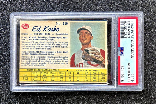 1962 Ed Kasko #119