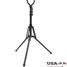 360° Rotating Gun Rest Tripod Height Adjustable Portable Aluminum Stable Support