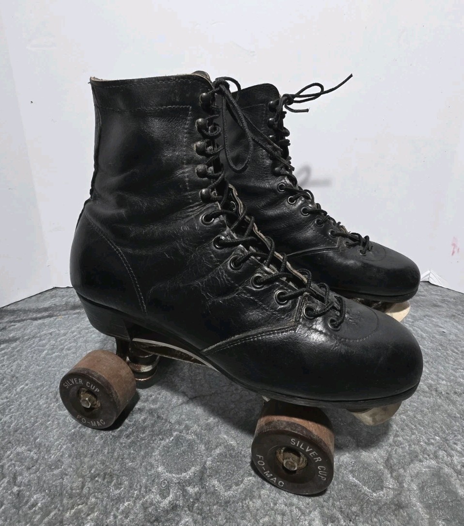 Black Silver Cup Fo Mac Wheels Mens Sz 10, W 11.5