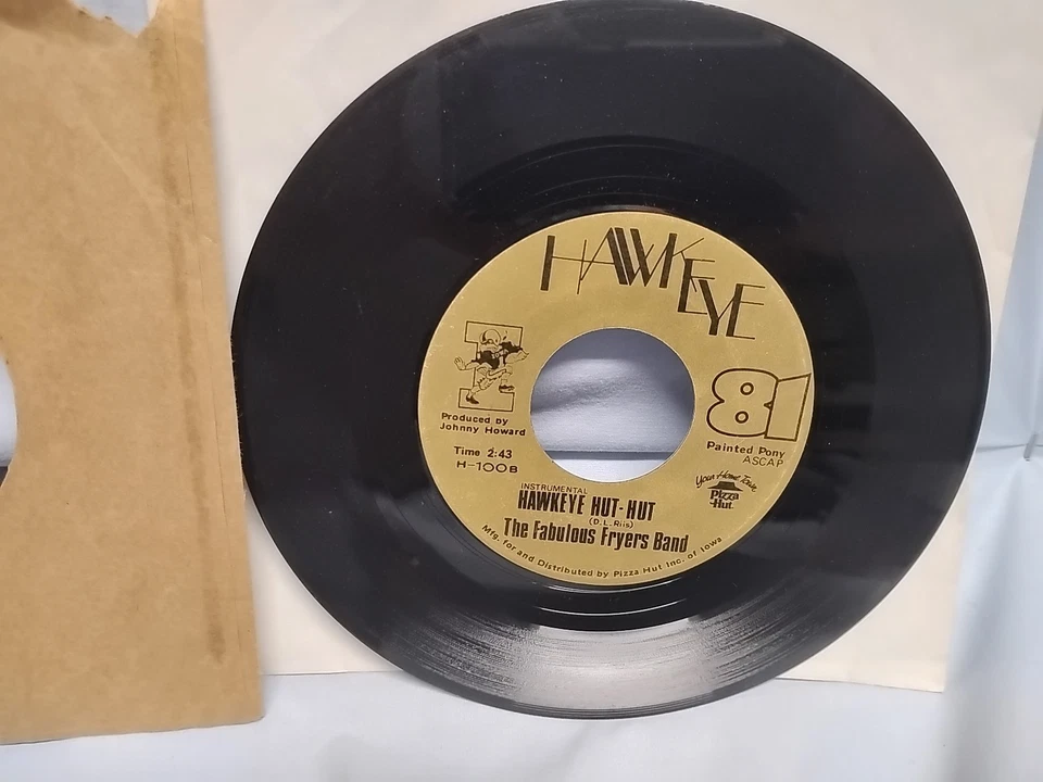 The Fabulous Fryers Bringing Home The Roses 45 RPM Hawkeye 1981 Pizza Hut - Image 2 of 4