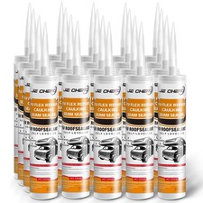 RV Roof Sealant 20 Pack 202 OZ , White Self-Leveling Lap Sealant  Suitable