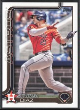 2025 Topps Yainer Diaz Houston Astros #299