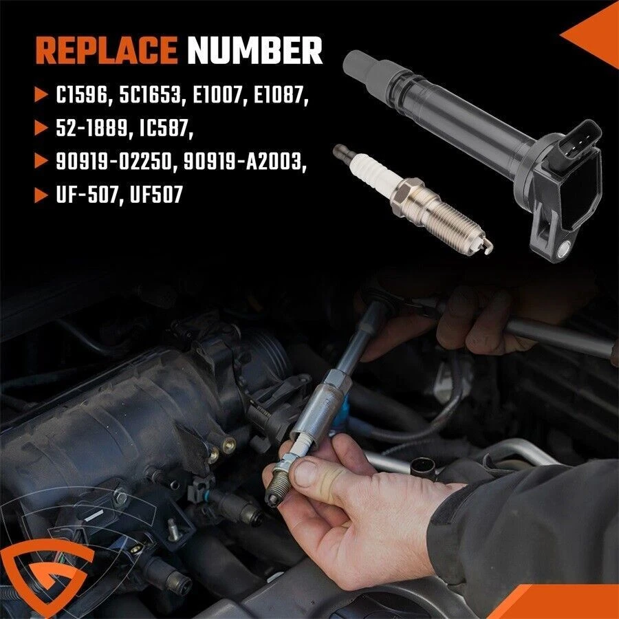 6X OEM Ignition Coil & 6X Iridium Spark Plugs For Lexus GS300 GS350 IS250 UF507 Foto 4 de 4