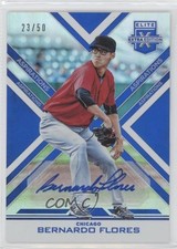 2016 Panini Elite Extra Edition Aspirations Blue 23/50 Bernardo Flores Auto 0b2