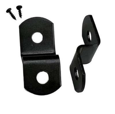 Canvas Clips Black for Picture Framing Screws Included 15 per Pack 1/4'' offset