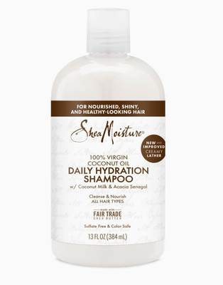 100% Virgin Coconut Oil, Daily Hydration Shampoo, For All Hair Types, 13 fl oz