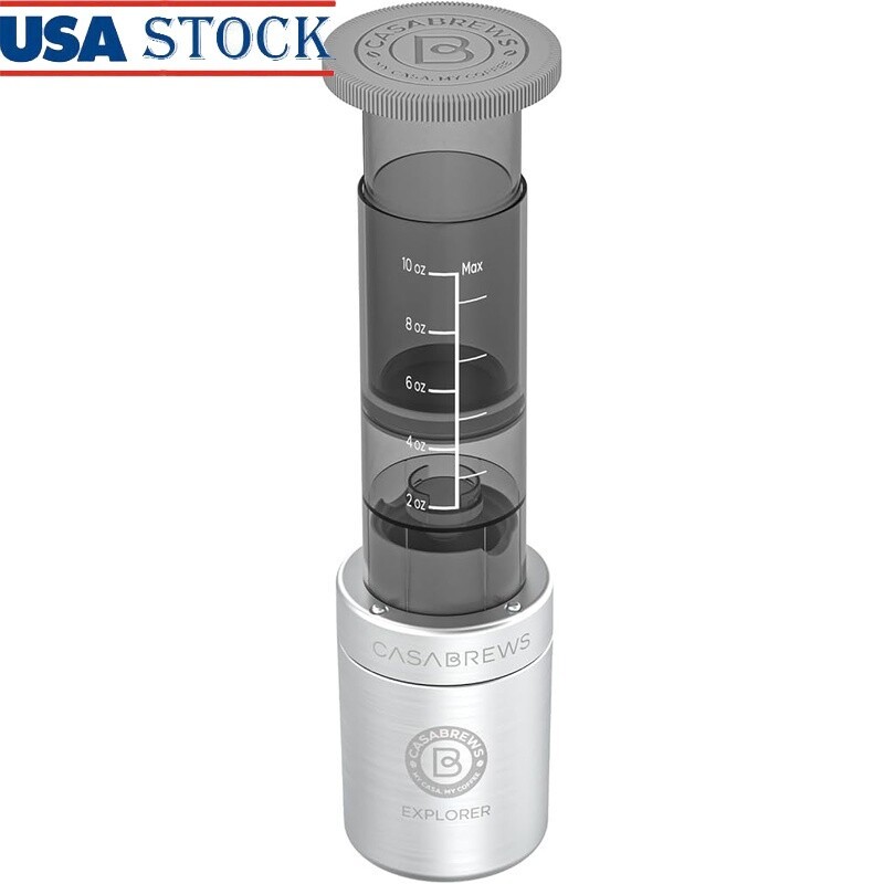 2 In 1 Travel Coffee Machine K Cup Pod Ground Coffee Press