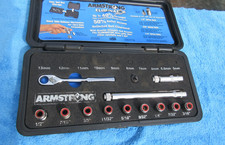 Armstrong Eliminator Usa Made Sae Low Profile 14 Drive Ratchet Socket Set Armstrong Eliminator Usa Made Sae Low Profile 14 Drive Ratchet Socket Set