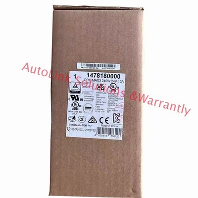 1478180000 NEU Weidmuller 1478180000 PRO MAX3 240W 24V 10A