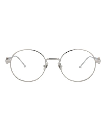 Cartier Mens Round/Oval Ruthenium Ruthenium Transparent Fashion Designer Eyewear