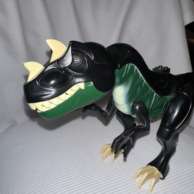 Lego Dino Attack (2005) 7476 Green T-Rex [Working light]
