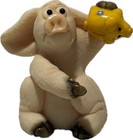 Piggin Skint 2000 David Corbridge Handmade Ceramic Figurine