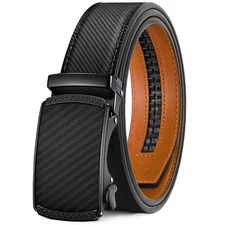 Zitahli Belt Men, Ratchet Belt Dress with 1 3/8 Premium Leather,Slide Belt wi...