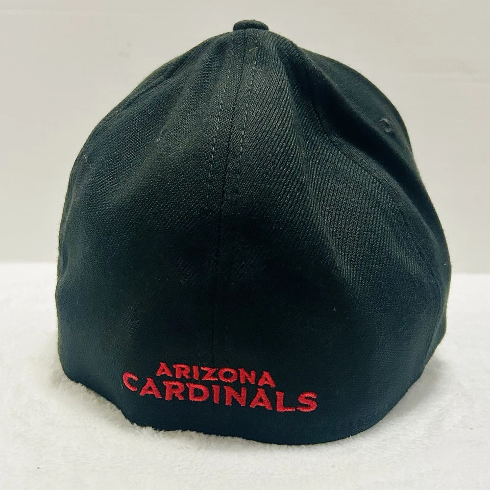 Boné New Era Arizona Cardinals A-Frame listra 39THIRTY elástico flexível M/L preto - Imagem 4 de 4