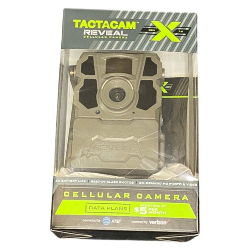 Tactacam Reveal X Gen 2.0 Cellular Trail Camera AT&T Verizon LTE TA-TC-XG2