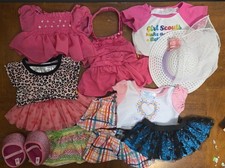 Huge Build a Bear Clothes Lot Shirts Skirts Shorts Outfits Shoes Girl Hat