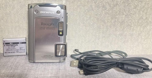 Olympus Tough TG-615 Silver 14.0MP Waterproof Digital Camera From Japan Used - Picture 12 of 12