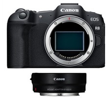 Canon R8 Body With EOS R Adapter