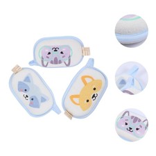 Baby Bath Sponge Set 3Pcs Cartoon Ultra Absorbent Toddler Bath Sponges Soft S...
