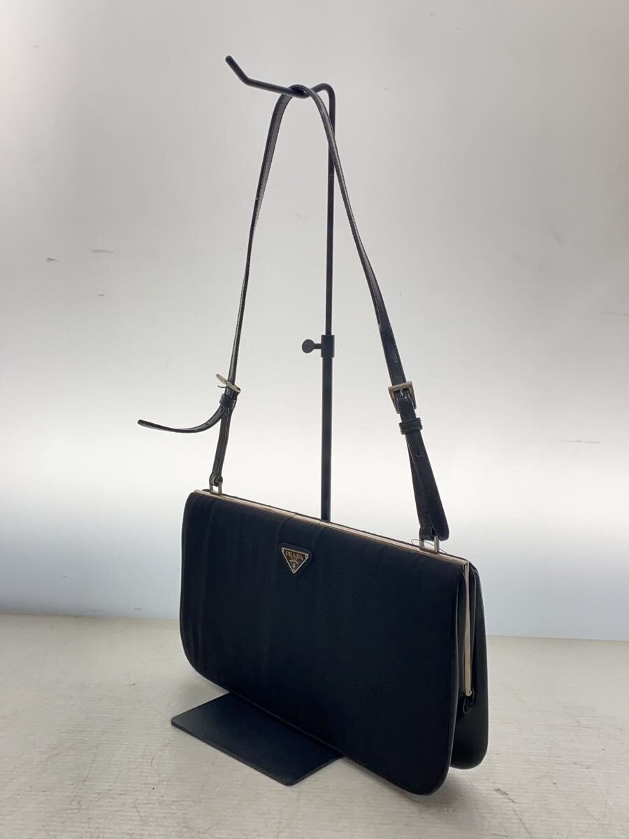 PRADA Handbag Nylon BLK Solid - image 2