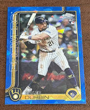 2025 Topps Chrome Update Sapphire CALEB DURBIN RC Rookie #USC82 Brewers