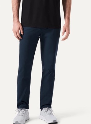 Public Rec 5-Pocket Pants Mens 38x32 Navy Blue Straight Leg Stretch Performance