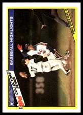 Marty Barrett / Darryl Strawberry 1987 Topps Woolworth Baseball Highlights #29
