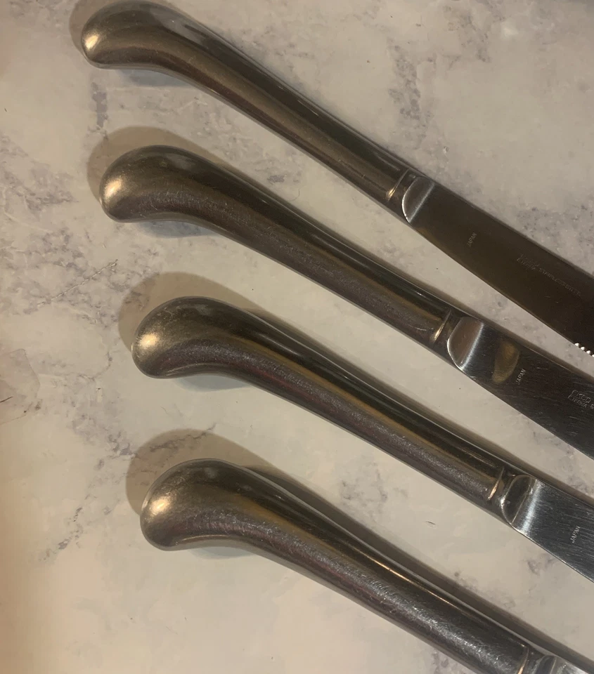 Ekco Eterna colonial Richmond Stainless Steel Japan Knives set of 4 - Image 3 of 4