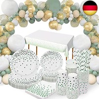 Partygeschirr Kindergeburtstag, 173 StüCk Pappteller Geburtstag Set Enthalt