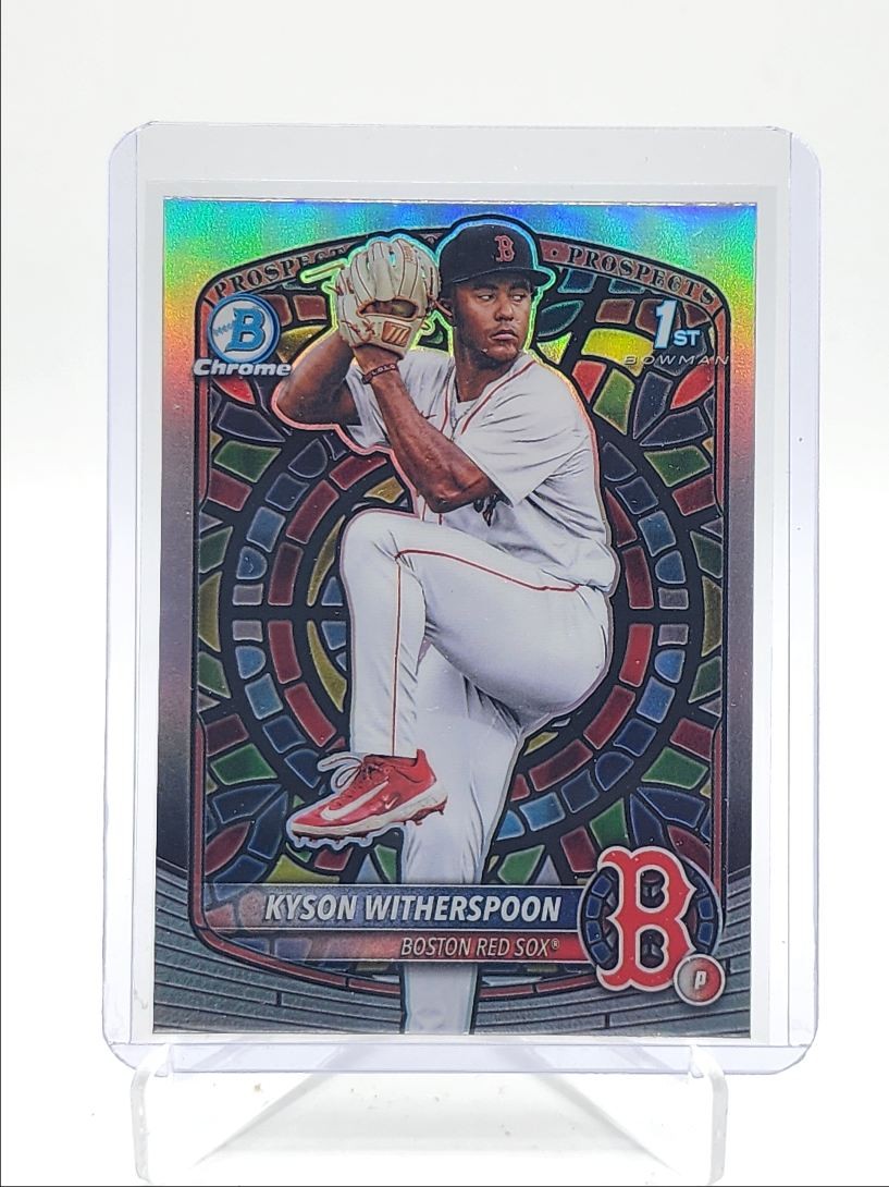 KYSON WITHERSPOON 2025 BOWMAN CHROME DRAFT 1ST ETCHED IN GLASS SP Q3967