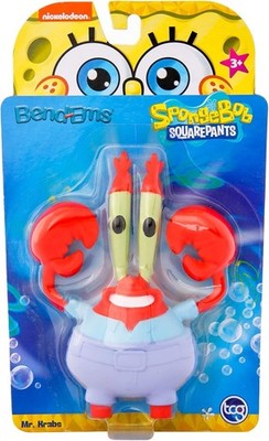 SpongeBob Schwammkopf Bend-Ems 15 cm Figur: Mr. Krabs