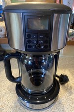 Russell Hobbs Brew Black Coffee Maker Model #20680 1000W Glass Carafe