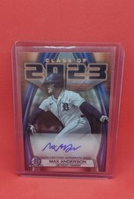 2023 Bowman Draft - Class of 2023 Autographs Max Anderson #23A-MA (AU, RC) L19