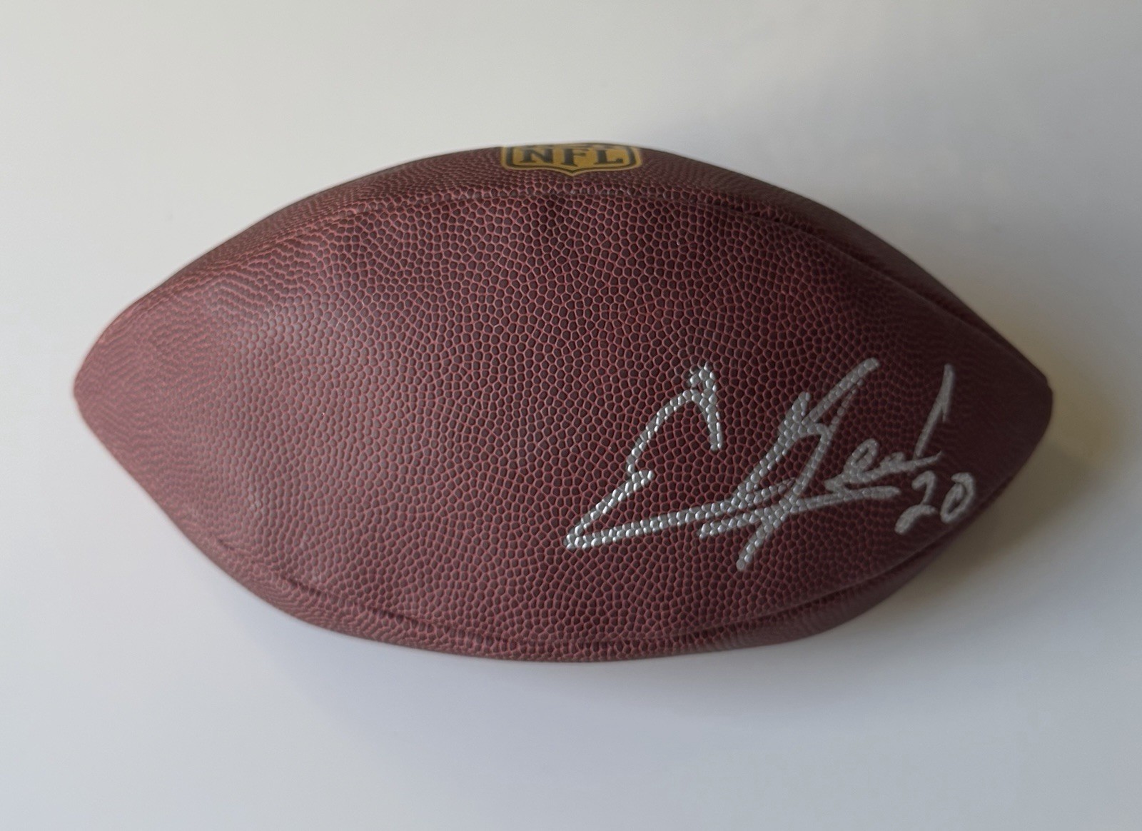 Ed Reed Autographed Signed Baltimore Ravens Wilson Football JSA COA 