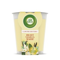 Air Wick Xl Duftkerze Glas Sweet Vanilla Magic 40H Brenndauer äTherische ÖLe