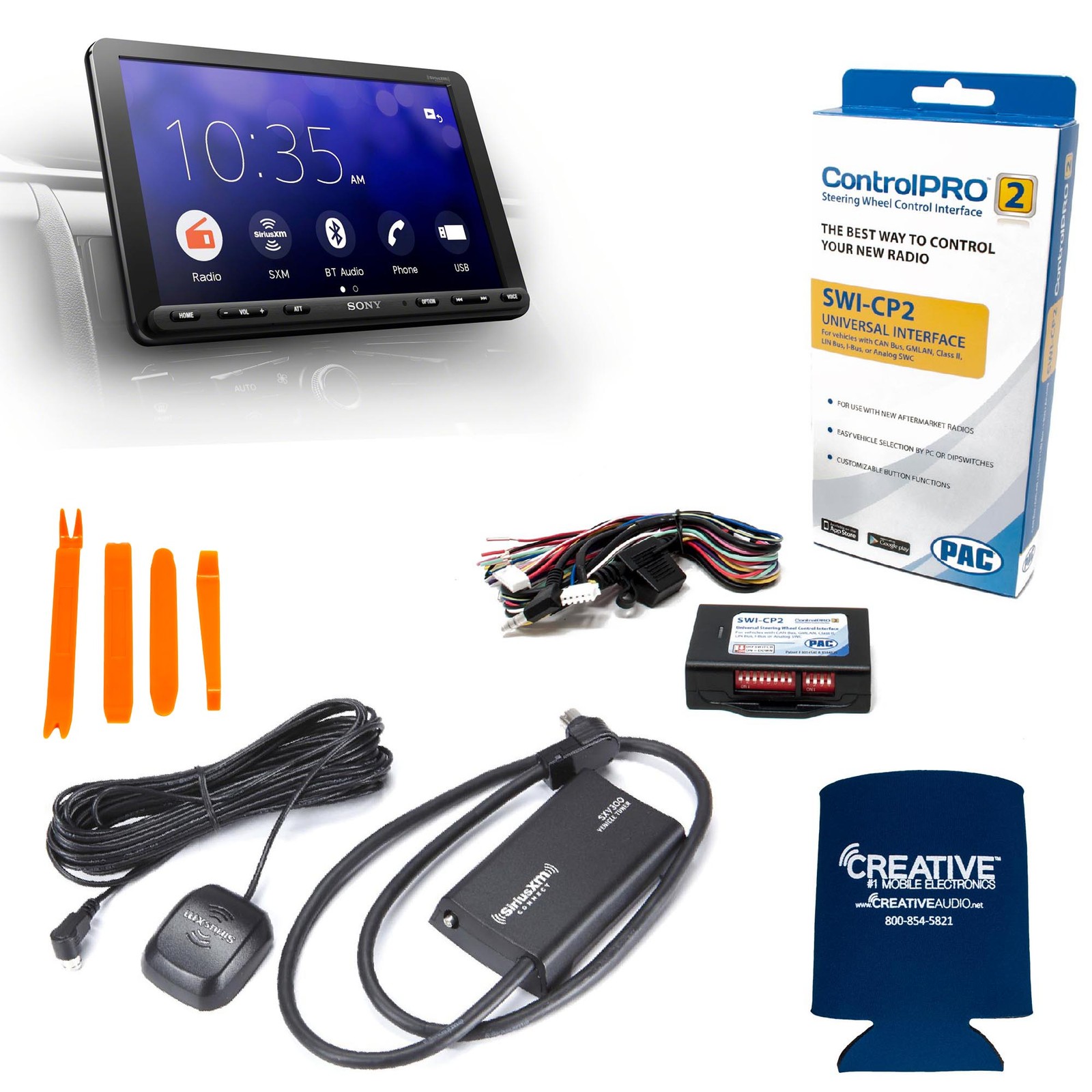 Sony XAV-AX8000 8.95" Bluetooth Receiver SiriusXM Radio Kit 