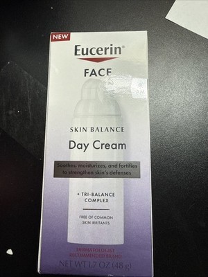 Eucerin Skin Balance Facial Day Cream W/ Tri-Balance Complex 1.7 oz  NEW