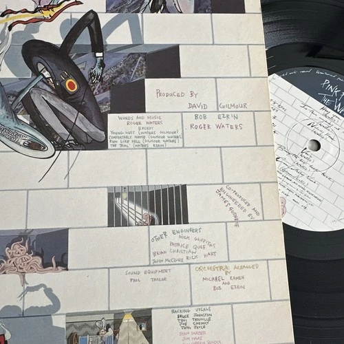 Pink Floyd The Wall UK 1979 or 1st vinyl gfold sleeve ,no Mason/Wright, plays EX