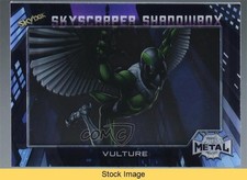 2022 Marvel Metal Universe Spider-Man Skyscraper Shadow Box Vulture READ aa7