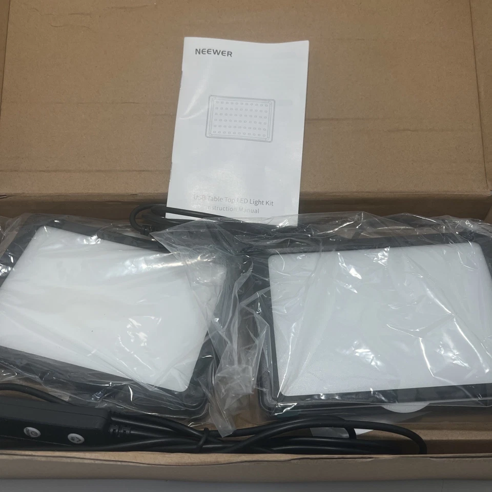 neewer usb table top led light kit 2 pack - Image 2 of 3