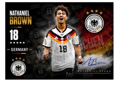 Nathaniel Brown, Germany World Cup 26,  Autogramm/Autograph 10x15 cm Photo
