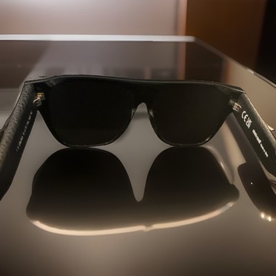 DESIGNER Blackout Leather Silver Buckled roberto cavalli sunglasses NEW/box Cert