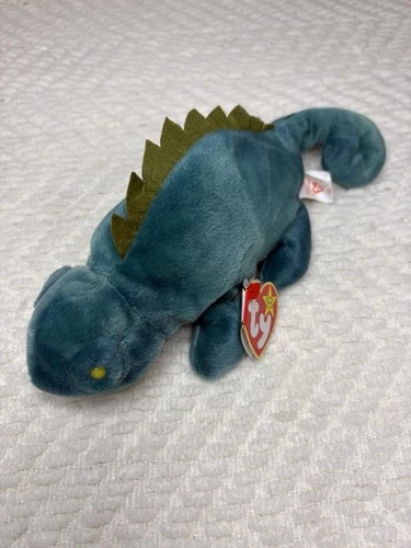 Vintage 1997 TY Beanie Babies Collection - Iggy the Iguana w/ Tags