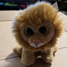 TY Classic Beanie Boo Original LOUIE LION Plush 9" Tall 2015